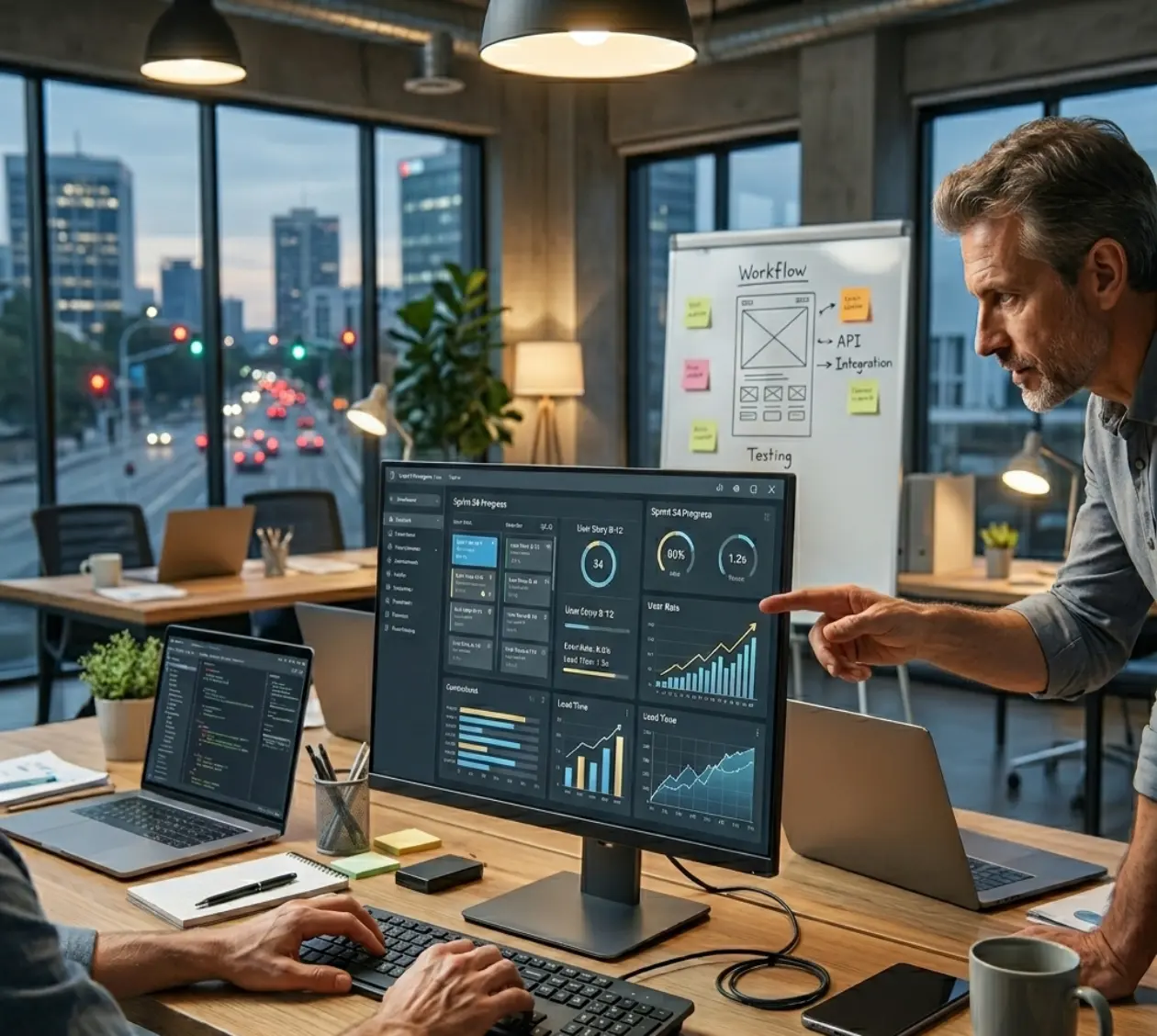 Main platform feature visualization